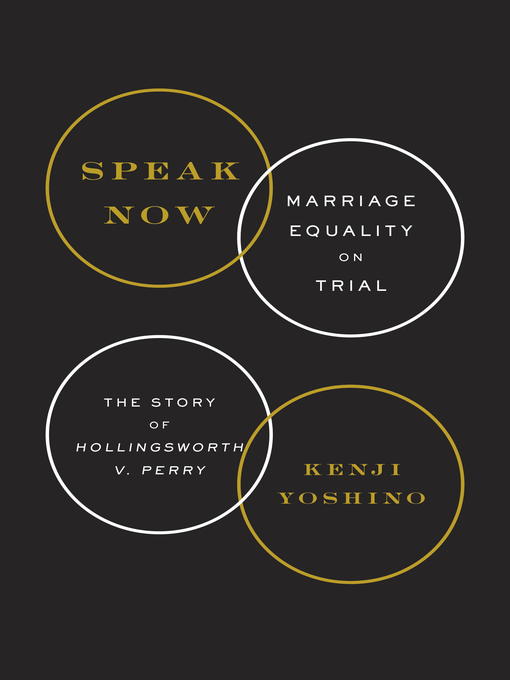 Title details for Speak Now by Kenji Yoshino - Available